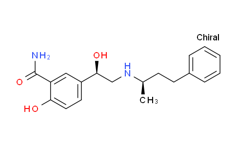 2-Hydroxy-5-((R)-1-hydroxy-2-(((R)-4-phenylbutan-2-yl)amino)ethyl)benzamide
