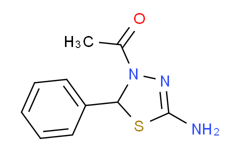 1-(5-Amino-2-phenyl-1,3,4-thiadiazol-3(2H)-yl)ethanone