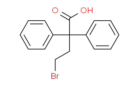 4-Bromo-2,2-diphenylbutanoic acid