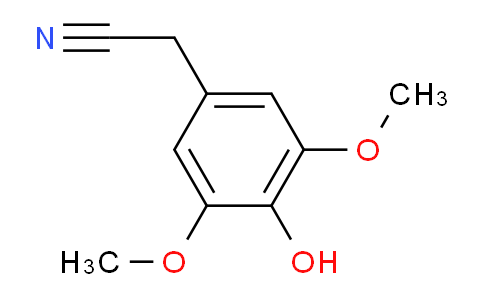 2-(4-Hydroxy-3,5-dimethoxyphenyl)acetonitrile