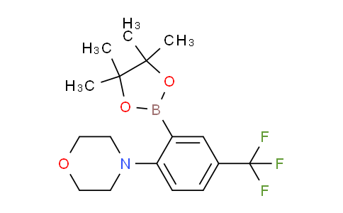 4-(2-(4,4,5,5-Tetramethyl-1,3,2-dioxaborolan-2-yl)-4-(trifluoromethyl)phenyl)morpholine
