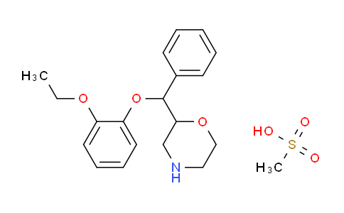 2-((2-Ethoxyphenoxy)(phenyl)methyl)morpholine methanesulfonate