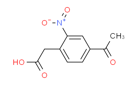 2-(4-Acetyl-2-nitrophenyl)acetic acid