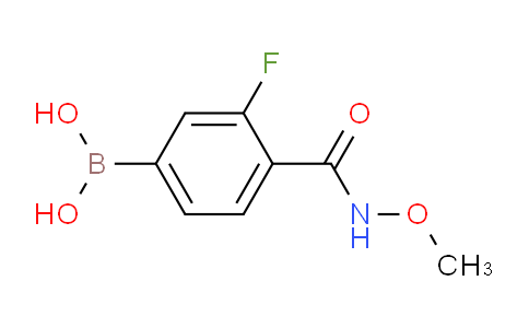 (3-Fluoro-4-(methoxycarbamoyl)phenyl)boronic acid