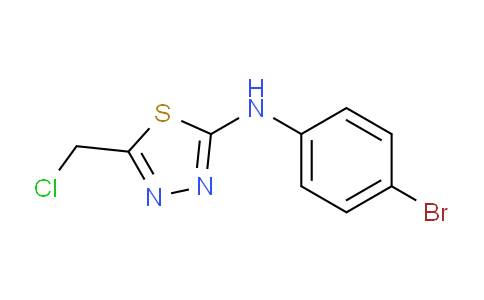 N-(4-Bromophenyl)-5-(chloromethyl)-1,3,4-thiadiazol-2-amine