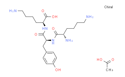 (S)-6-Amino-2-((S)-2-((S)-2,6-diaminohexanamido)-3-(4-hydroxyphenyl)propanamido)hexanoic acid compound with acetic acid (1:1)