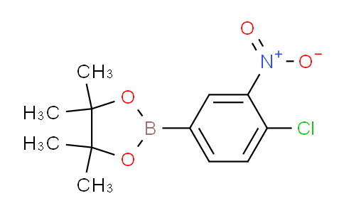 2-(4-Chloro-3-nitrophenyl)-4,4,5,5-tetramethyl-1,3,2-dioxaborolane