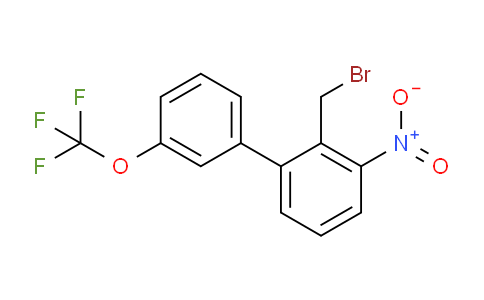 2-(Bromomethyl)-3-nitro-3'-(trifluoromethoxy)-1,1'-biphenyl