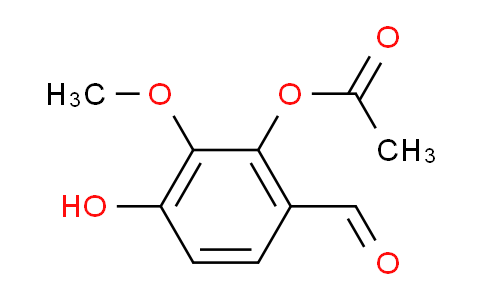 6-Formyl-3-hydroxy-2-methoxyphenyl acetate