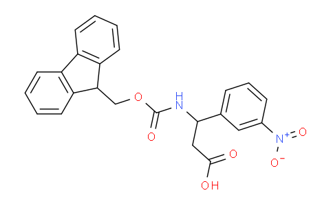 3-((((9H-Fluoren-9-yl)methoxy)carbonyl)amino)-3-(3-nitrophenyl)propanoic acid