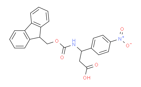 3-((((9H-Fluoren-9-yl)methoxy)carbonyl)amino)-3-(4-nitrophenyl)propanoic acid