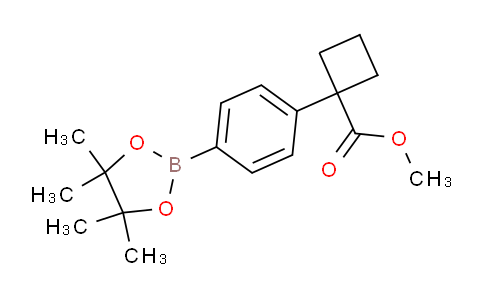 Methyl 1-(4-(4,4,5,5-tetramethyl-1,3,2-dioxaborolan-2-yl)phenyl)cyclobutanecarboxylate