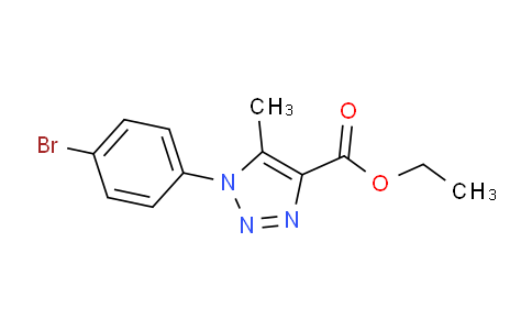 Ethyl 1-(4-bromophenyl)-5-methyl-1H-1,2,3-triazole-4-carboxylate