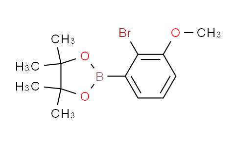 2-(2-Bromo-3-methoxyphenyl)-4,4,5,5-tetramethyl-1,3,2-dioxaborolane