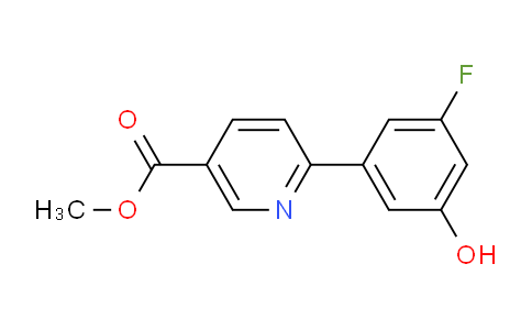 Methyl 6-(3-fluoro-5-hydroxyphenyl)nicotinate
