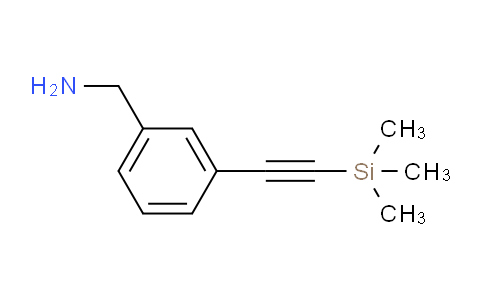 (3-((Trimethylsilyl)ethynyl)phenyl)methanamine
