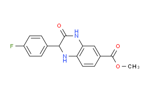 Methyl 2-(4-fluorophenyl)-3-oxo-1,2,3,4-tetrahydroquinoxaline-6-carboxylate