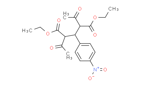 Diethyl 2,4-diacetyl-3-(4-nitrophenyl)pentanedioate