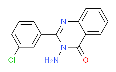 3-Amino-2-(3-chlorophenyl)quinazolin-4(3h)-one