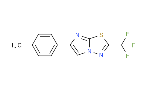 6-(4-Methylphenyl)-2-(trifluoromethyl)imidazo[2,1-b][1,3,4]thiadiazole