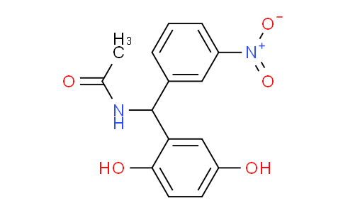 N-[(2,5-dihydroxyphenyl)-(3-nitrophenyl)-methyl]-acetamide