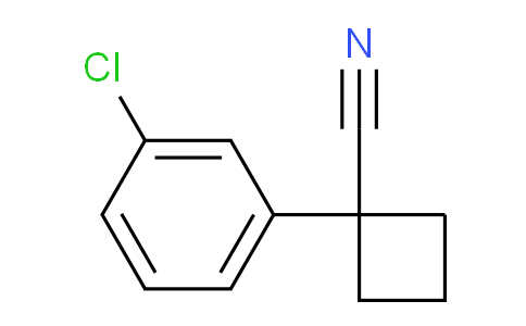 1-(3-Chlorophenyl)cyclobutane-1-carbonitrile