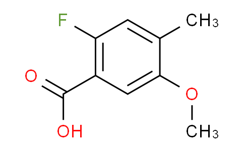 2-氟-5-甲氧基-4-甲基苯甲酸