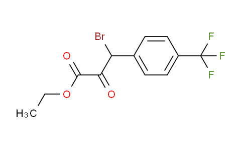 Ethyl 3-bromo-2-oxo-3-(4-(trifluoromethyl)phenyl)propanoate