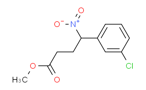 Methyl 4-(3-chlorophenyl)-4-nitrobutanoate
