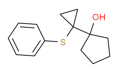 1-(1-(Phenylthio)cyclopropyl)cyclopentanol