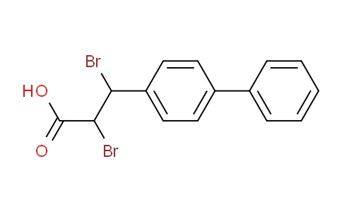 3-([1,1'-Biphenyl]-4-yl)-2,3-dibromopropanoic acid