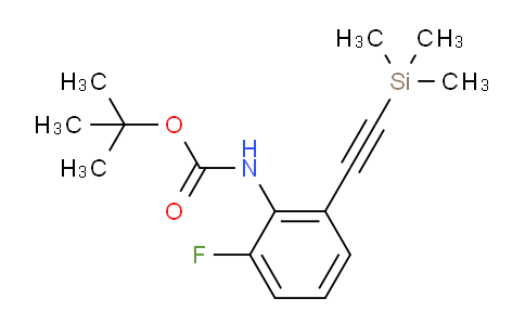 Carbamic acid, [2-fluoro-6-[(trimethylsilyl)ethynyl]phenyl]-, 1,1-dimethylethyl ester