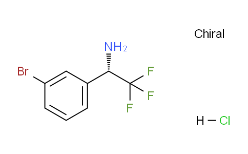 (S)-1-(3-Bromophenyl)-2,2,2-trifluoroethan-1-amine hydrochloride