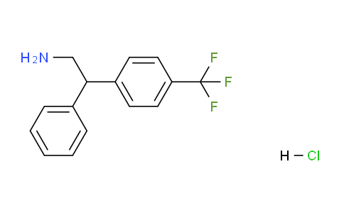 2-Phenyl-2-(4-(trifluoromethyl)phenyl)ethan-1-amine hydrochloride