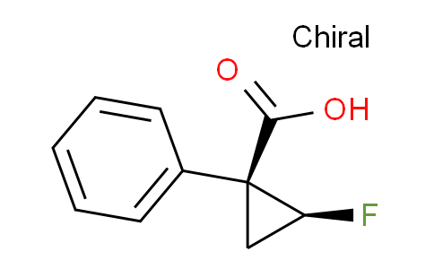 cis-2-Fluoro-1-phenylcyclopropane-1-carboxylic acid