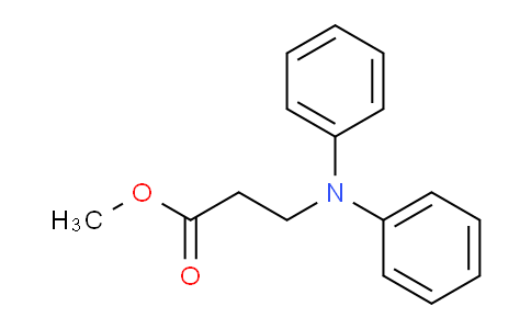 N,n-diphenyl-beta-alaninemethyl ester