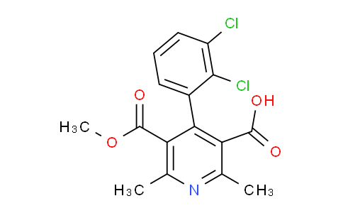 4-(2,3-DICHLOROPHENYL)-5-(METHOXYCARBONYL)-2,6-DIMETHYLNICOTINIC ACID