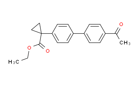 Ethyl 1-(4'-acetyl-[1,1'-biphenyl]-4-yl)cyclopropanecarboxylate