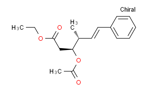 (3S,4r,e)-ethyl 3-acetoxy-4-methyl-6-phenylhex-5-enoate