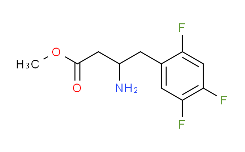 Methyl 3-amino-4-(2,4,5-trifluorophenyl)butanoate
