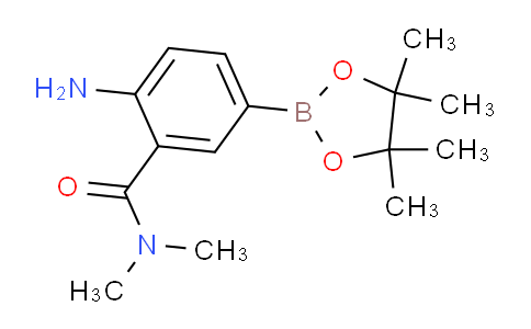 (4-Amino-3-(dimethylcarbamoyl)phenyl)boronic acid pinacol ester