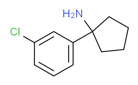 1-(3-Chlorophenyl)cyclopentan-1-amine