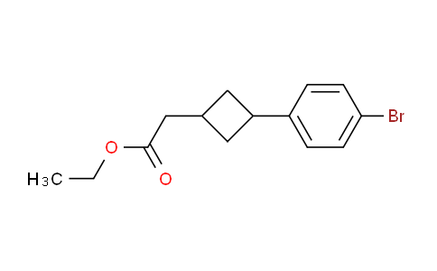 Ethyl 2-(3-(4-bromophenyl)cyclobutyl)acetate
