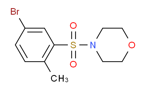 4-(5-Bromo-2-methylphenylsulfonyl)morpholine