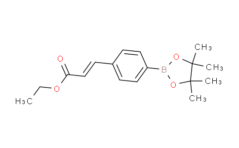 (E)-Ethyl 3-(4-(4,4,5,5-tetramethyl-1,3,2-dioxaborolan-2-yl)phenyl)acrylate