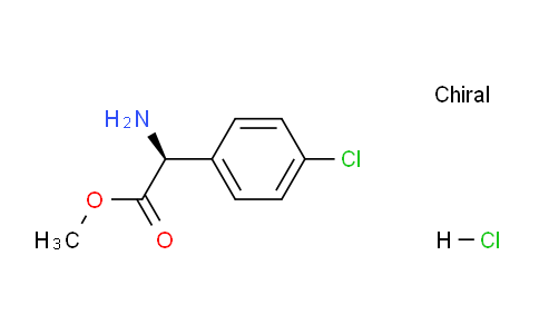 Methyl (S)-2-amino-2-(4-chlorophenyl)acetate hydrochloride