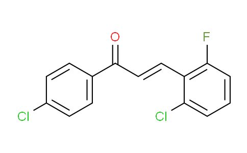 2-Propen-1-one, 3-(2-chloro-6-fluorophenyl)-1-(4-chlorophenyl)-
