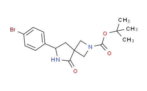 TERT-BUTYL 7-(4-BROMOPHENYL)-5-OXO-2,6-DIAZASPIRO[3.4]OCTANE-2-CARBOXYLATE