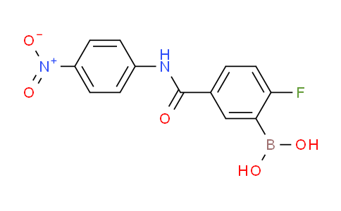 (2-Fluoro-5-((4-nitrophenyl)carbamoyl)phenyl)boronic acid