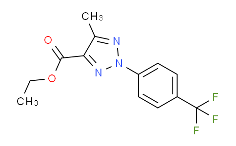 Ethyl 5-methyl-2-(4-(trifluoromethyl)phenyl)-2h-1,2,3-triazole-4-carboxylate